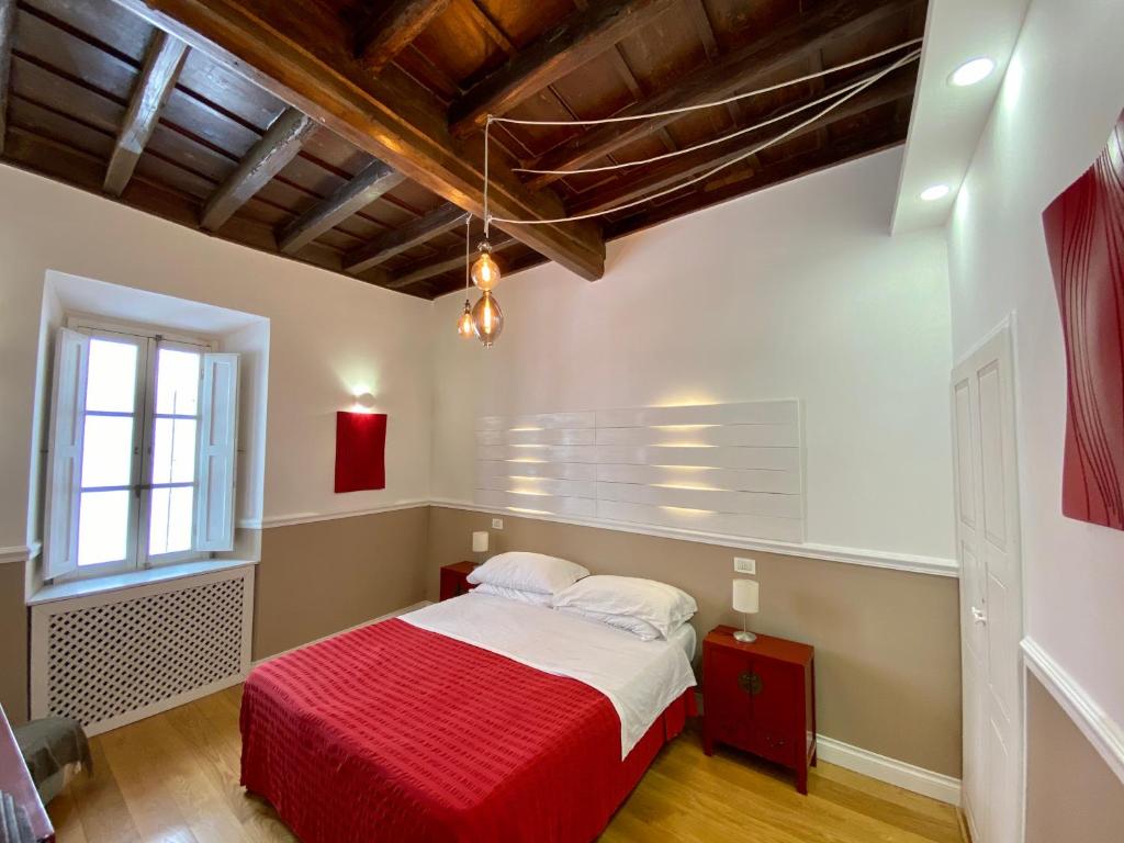 Postel nebo postele na pokoji v ubytování Boutique Apartment Pantheon