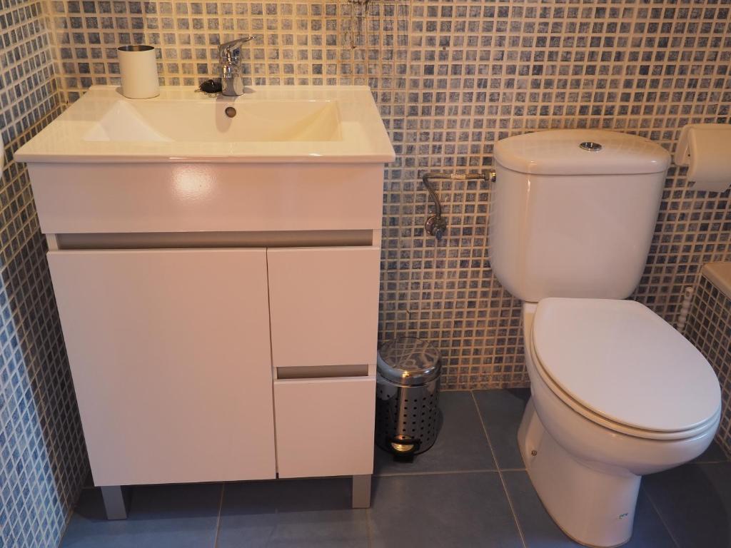 Koupelna v ubytování Apartamento Partara