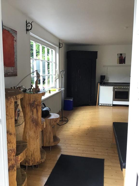 Kuchyň nebo kuchyňský kout v ubytování Ferienhaus Fontane