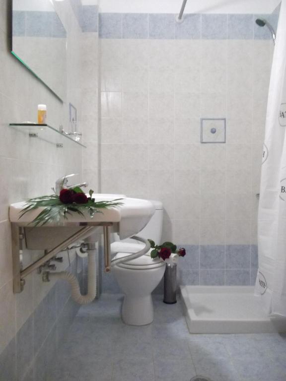 Kúpeľňa v ubytovaní Kritamos Beach Apartments