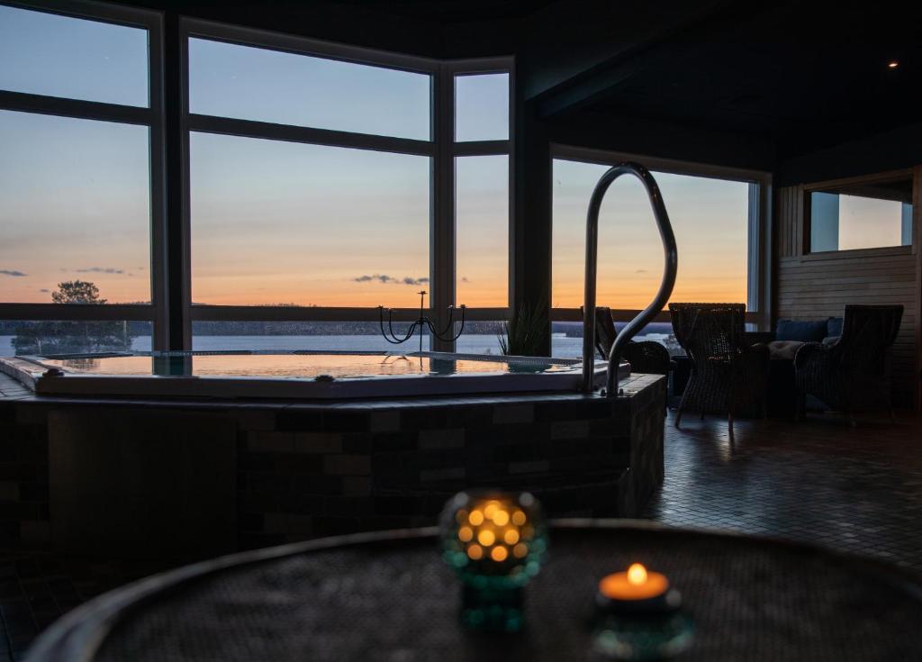 Posezení v ubytování Hotell Wilhelmina