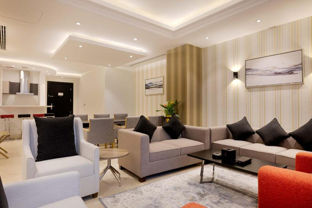 Posezení v ubytování The Proud Hotel Al Khobar