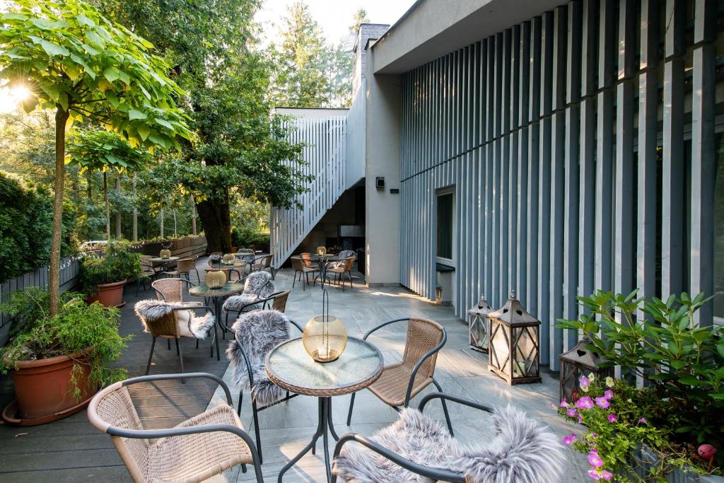 Zahrada ubytování Hotel Veverica