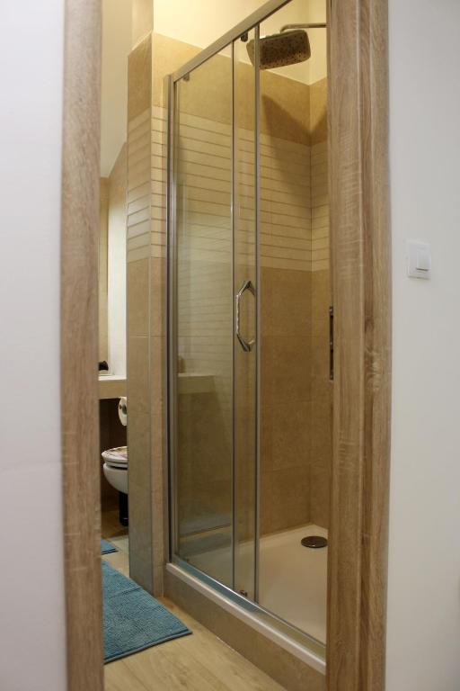 Koupelna v ubytování Apartmány v podhradí