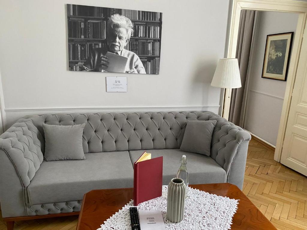 Un lugar para sentarse en Boutique Hotel Nossek