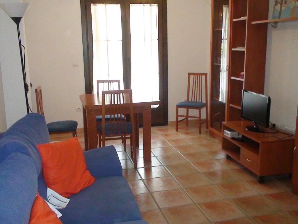 TV a/nebo společenská místnost v ubytování Apartamentos Portal de Ordesa