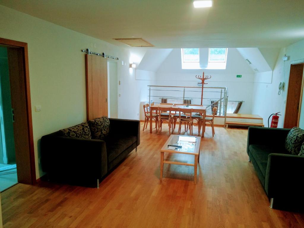 Posezení v ubytování Garni Hotel Bovec