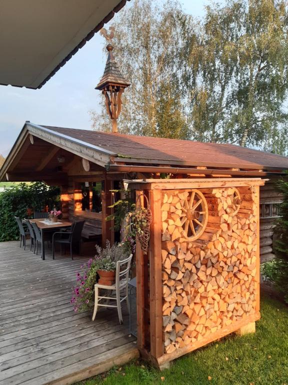 Zahrada ubytování Ferienwohnung Steinberger