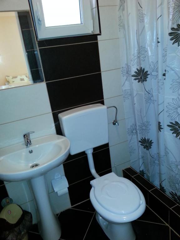 Koupelna v ubytování Casa Flamingo