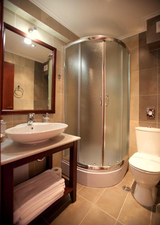 חדר רחצה ב-Amanites Guesthouse