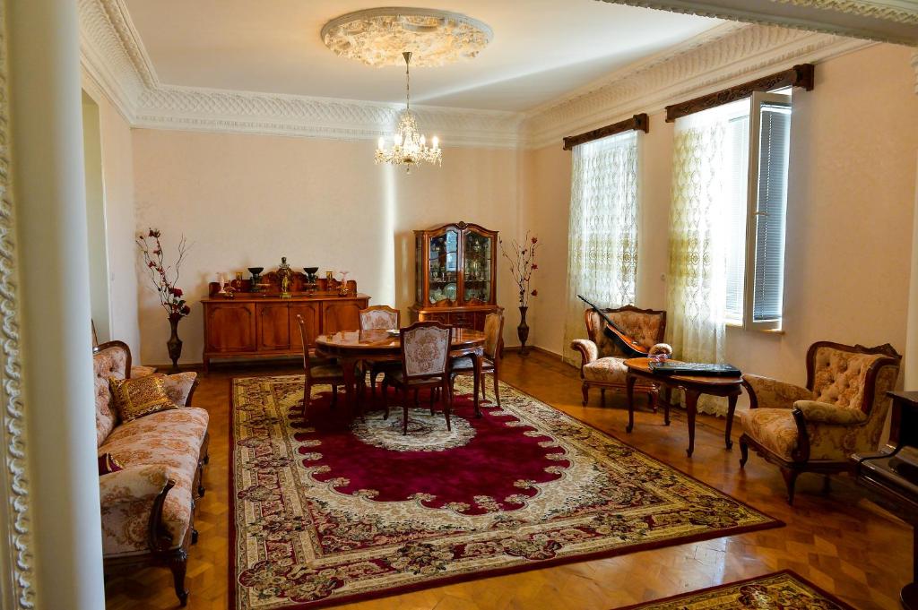Posezení v ubytování Gold Guest House