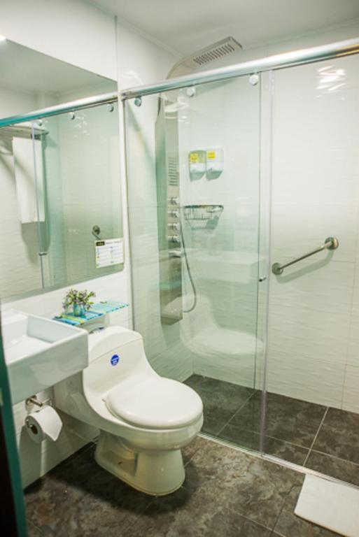 Koupelna v ubytování Hotel City Bog Usaquén