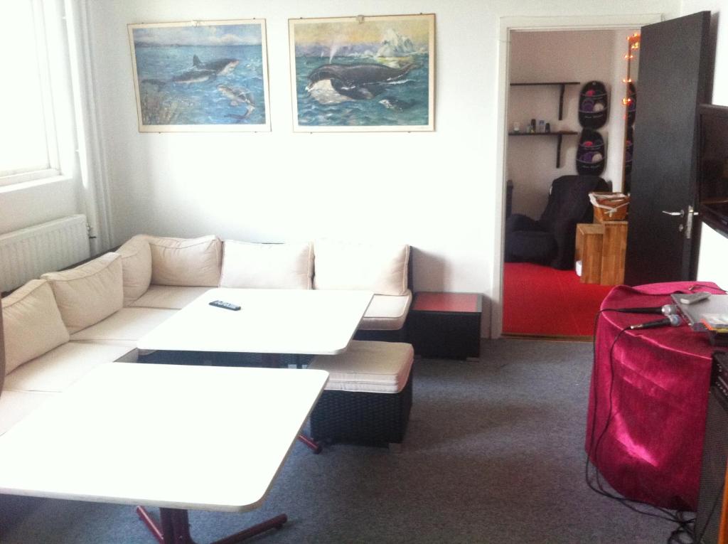 Posezení v ubytování Trehörna Hotell & Konferens