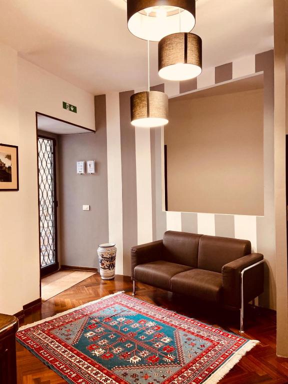 Posezení v ubytování Hotel La Fortezza