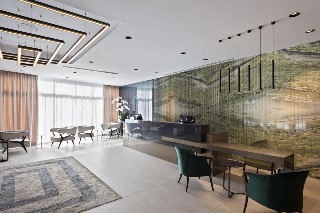 Posezení v ubytování Hotel AMI Budva Petrovac