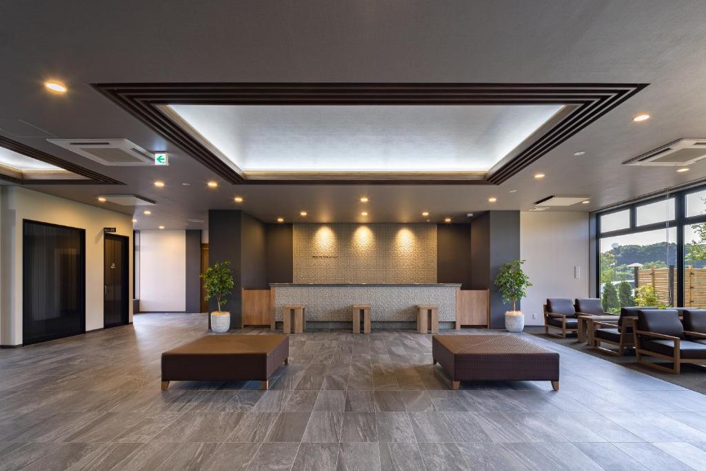 Posezení v ubytování Hotel Route-Inn Kashiwa Minami -Kokudo 16Gouzoi-