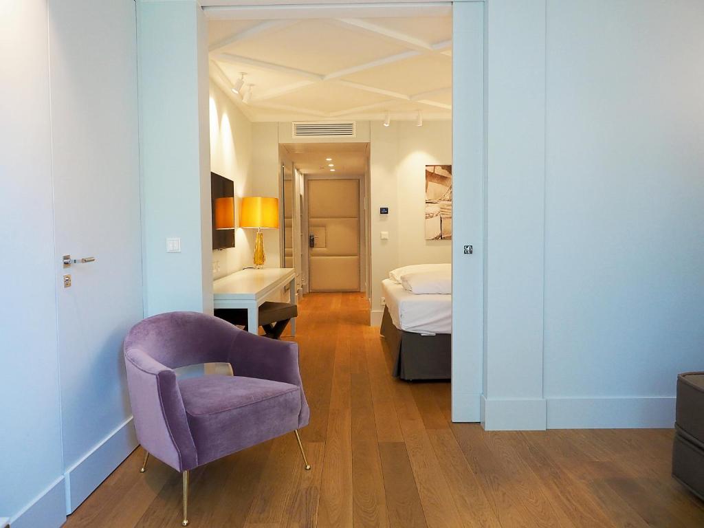 Postel nebo postele na pokoji v ubytování Jugend- und Familienhotel Augustin