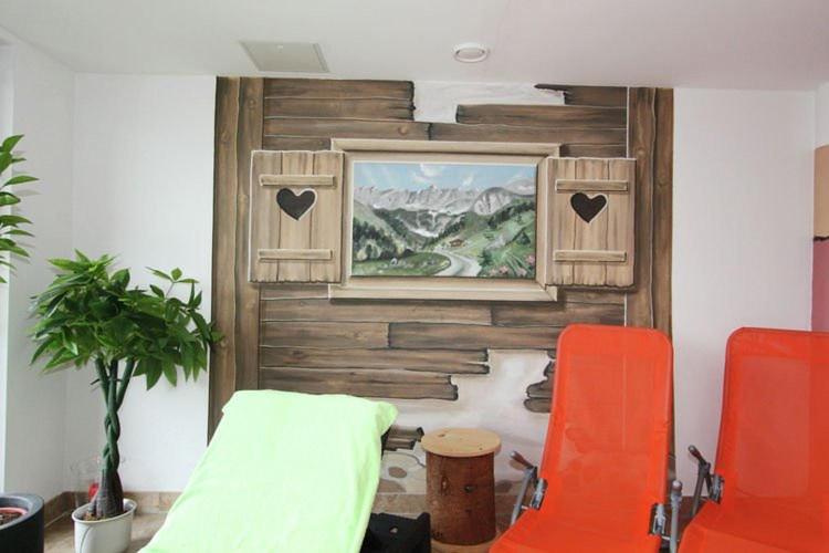 Posezení v ubytování Gästehaus Fernblick