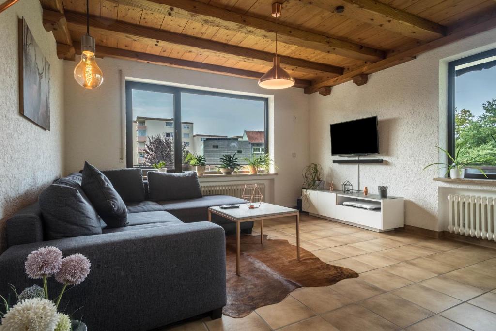 Posezení v ubytování Ferienwohnung im Haus Metzger