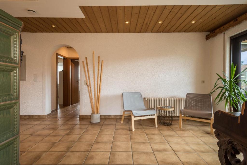 Posezení v ubytování Ferienwohnung im Haus Metzger