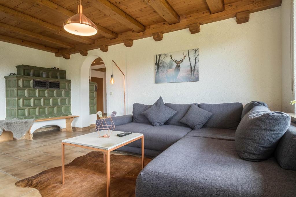 Posezení v ubytování Ferienwohnung im Haus Metzger