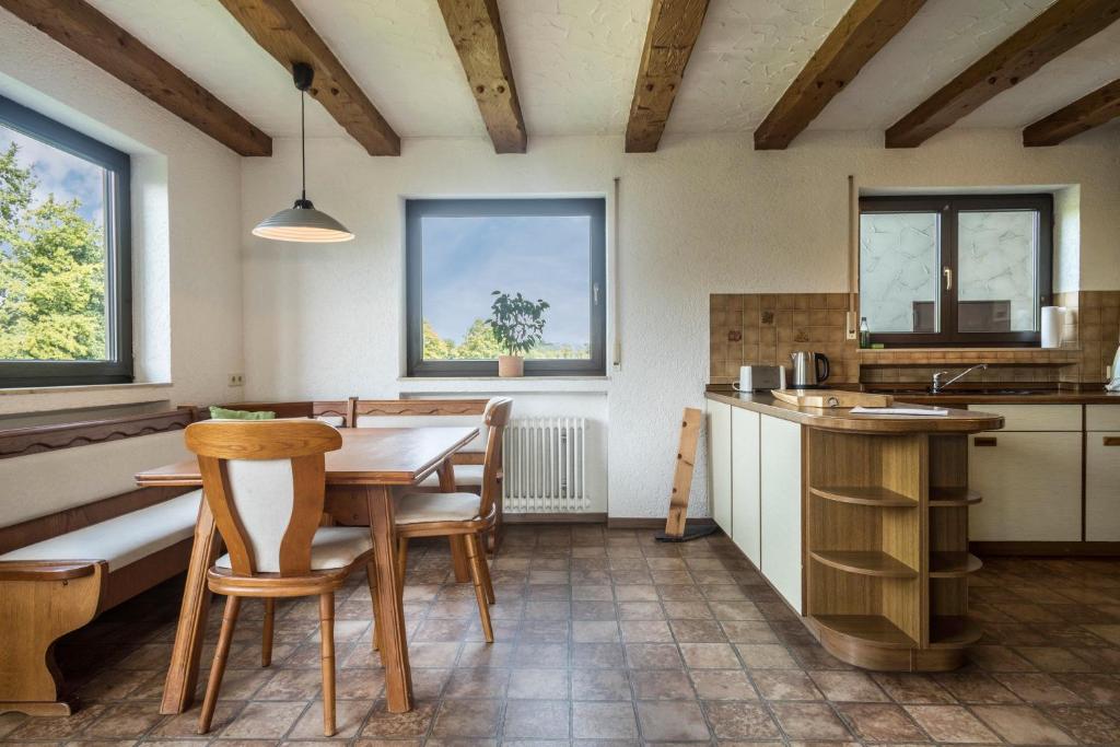Kuchyň nebo kuchyňský kout v ubytování Ferienwohnung im Haus Metzger