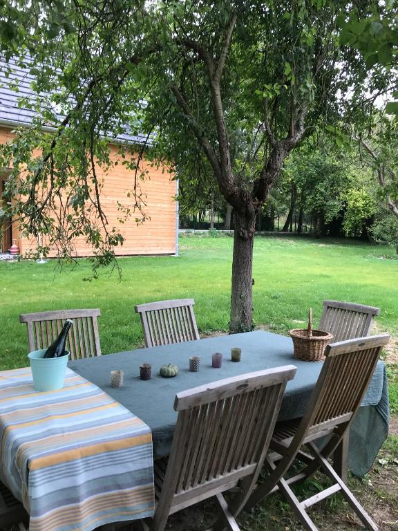 Zahrada ubytování Gîte Côté Prairie classé 4 etoiles