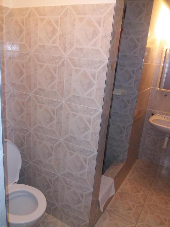 Koupelna v ubytování Penzion Paseky U Zapadlych vlastencu