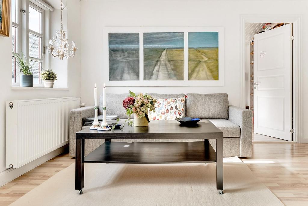 Posezení v ubytování Åløkke BnB