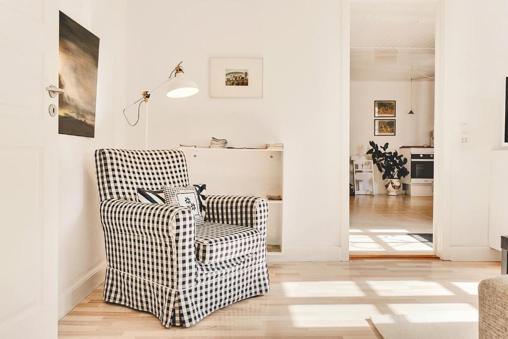 Posezení v ubytování Åløkke BnB