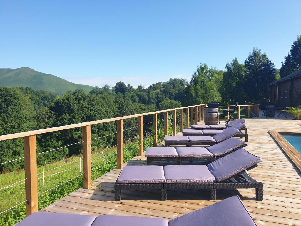 Nespecifikovaný výhled na hory nebo výhled na hory při pohledu z bed and breakfast