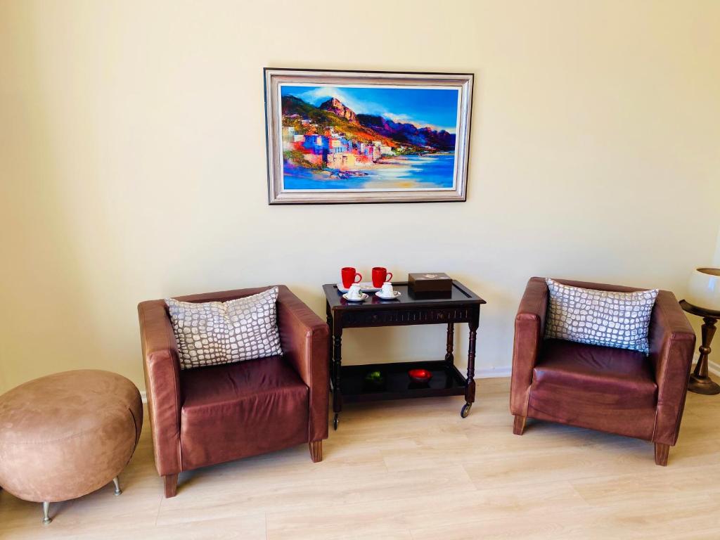 Χώρος καθιστικού στο Entabeni Guest House