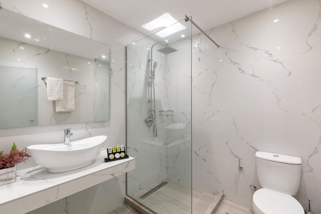 Koupelna v ubytování Melina Oasis Boutique Hotel