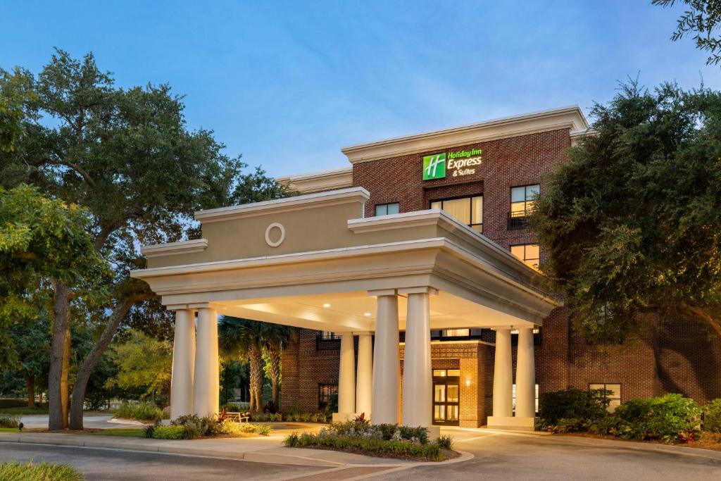 a rendering of a hotel with a building at Holiday Inn Express Hotel & Suites Mount Pleasant - Charleston, an IHG Hotel in Charleston