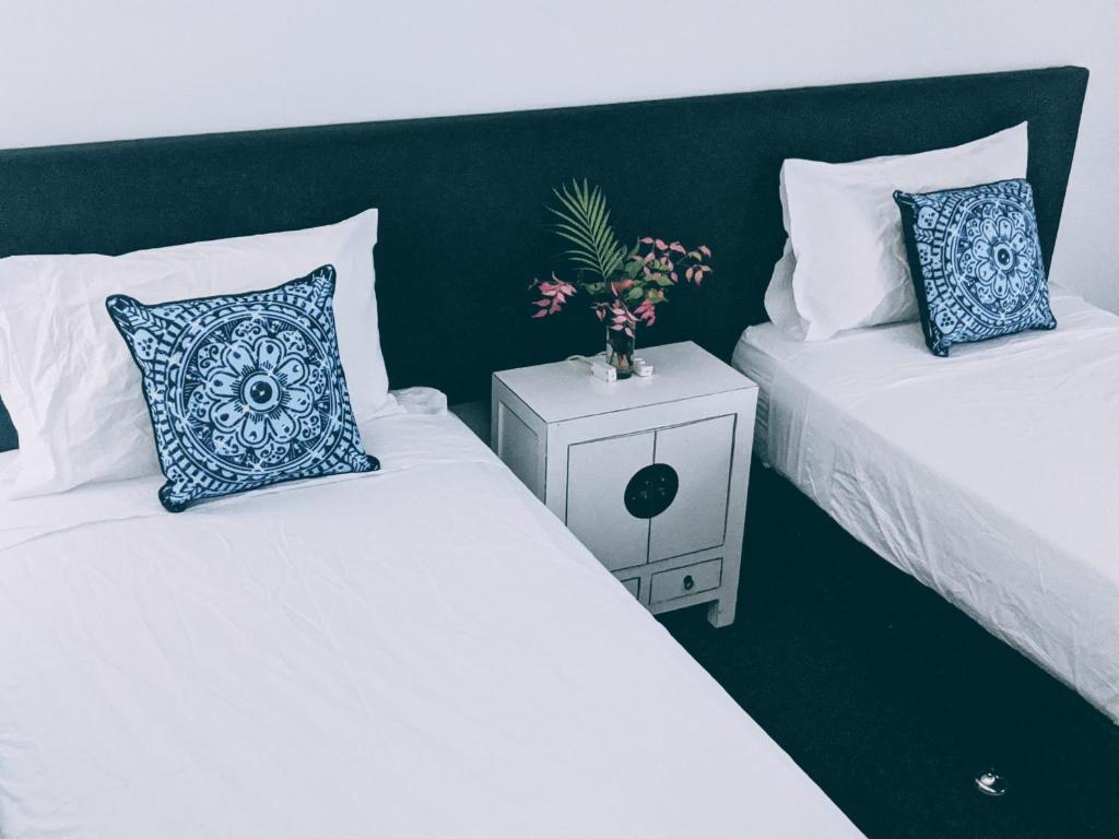 Cama o camas de una habitación en Cuttlefish Cove