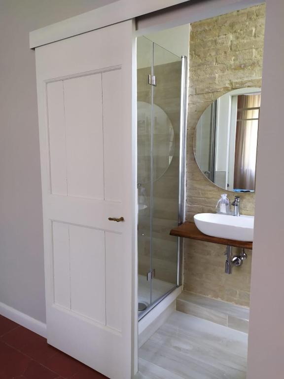 Koupelna v ubytování B&B Suite 44