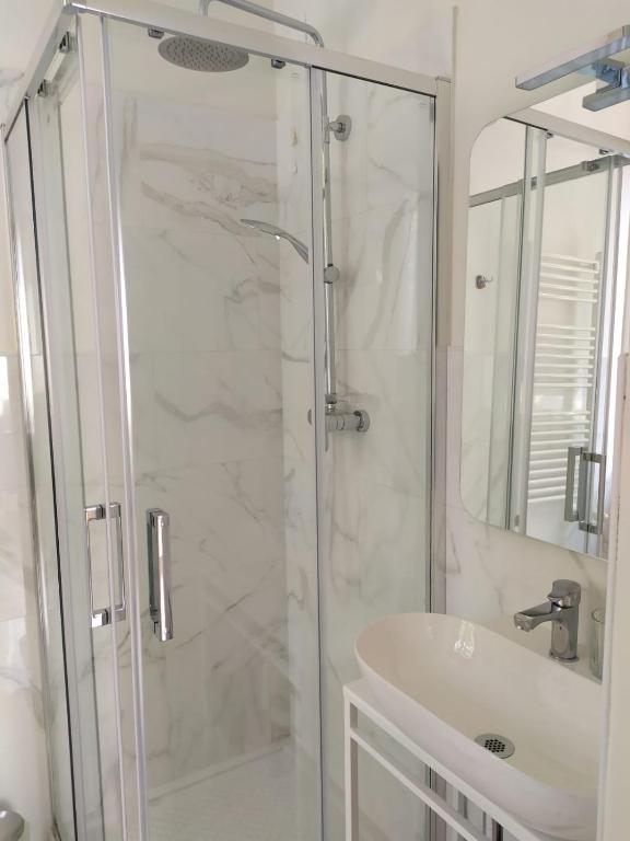 Koupelna v ubytování B&B Suite 44
