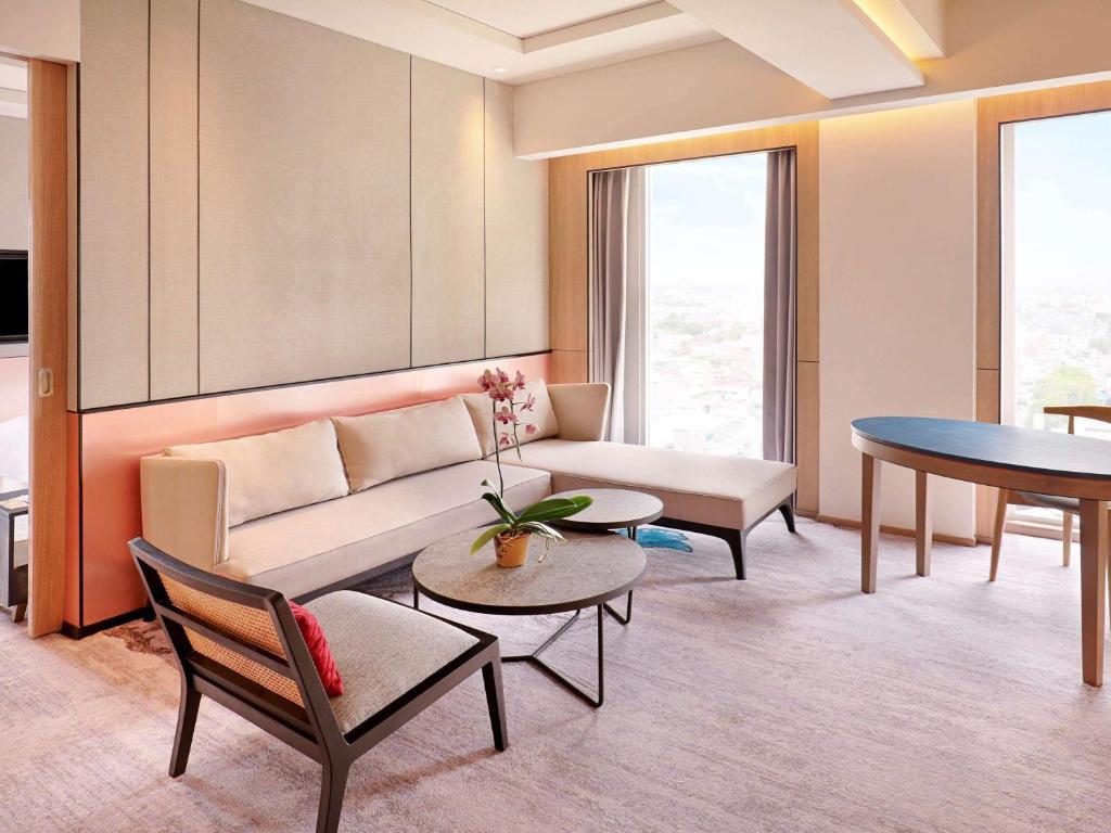 Posezení v ubytování Mercure Samarinda