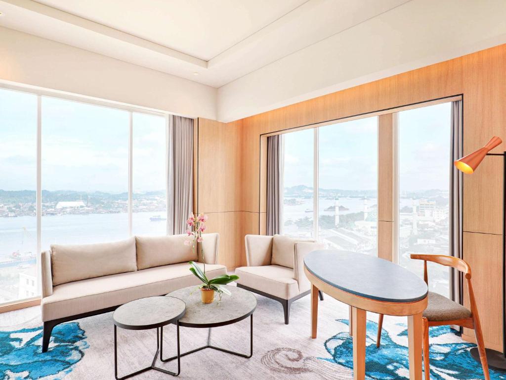 Posezení v ubytování Mercure Samarinda