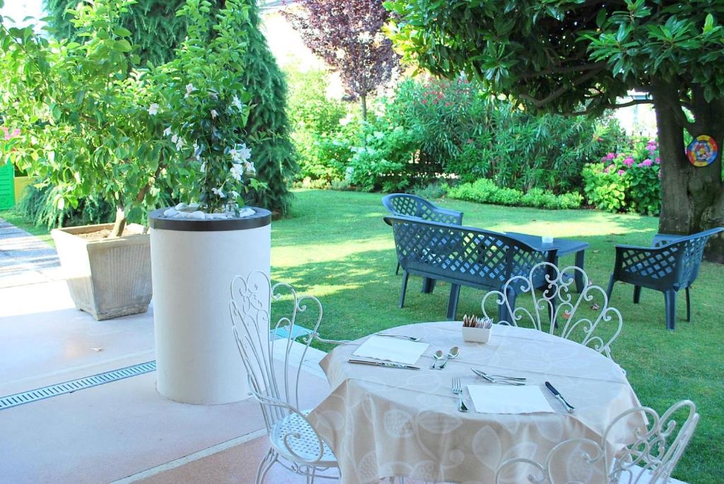 Zahrada ubytování B&B Villa Bianca