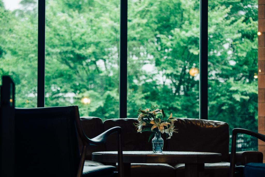 Posezení v ubytování HOTEL KARUIZAWA CROSS