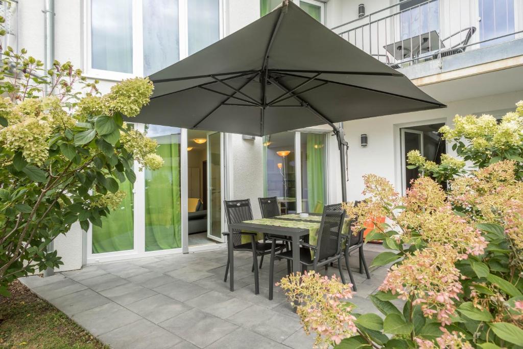Zahrada ubytování Ferienwohnung Jasmin