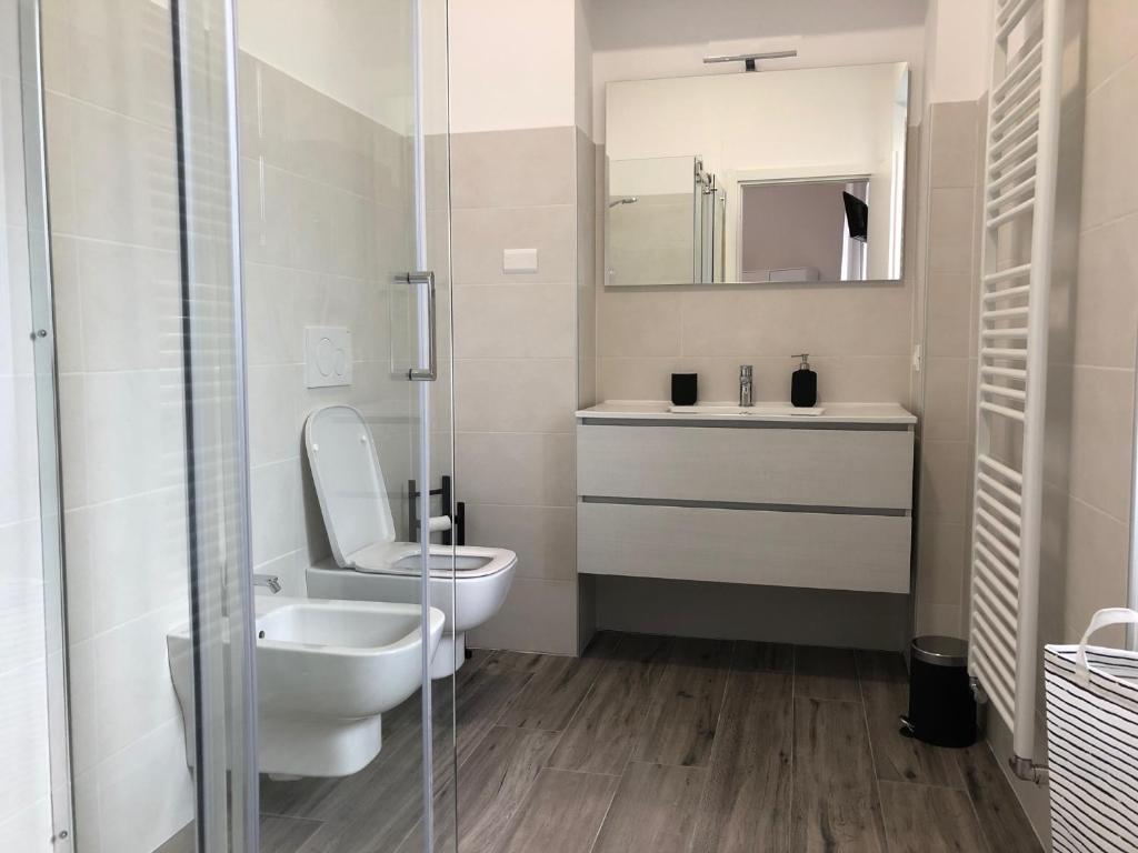 Koupelna v ubytování Hotel e trattoria San Giorgio