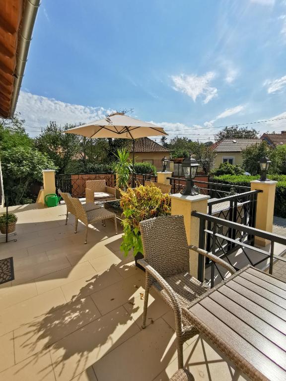 Balkon lub taras w obiekcie Bokor Vendégház