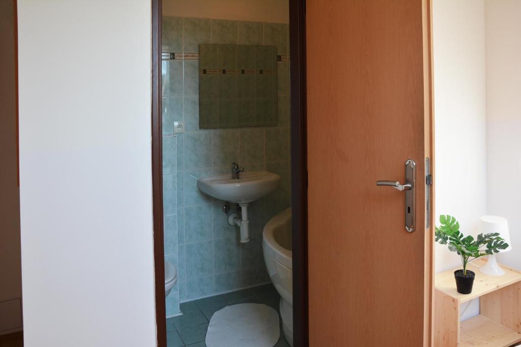 Koupelna v ubytování Penzion Locanda