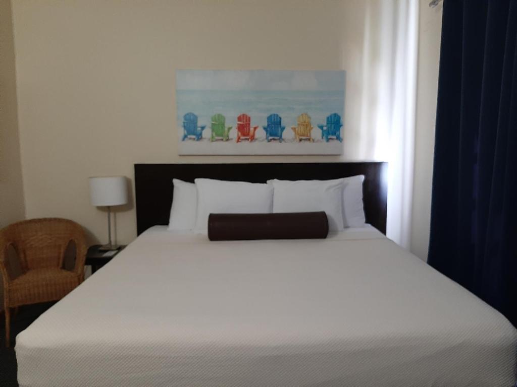 Postel nebo postele na pokoji v ubytování Hotel Villa del Sol