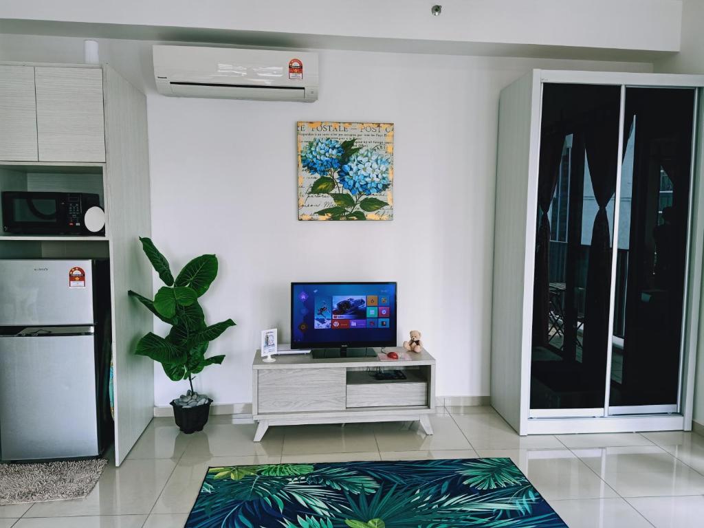 Kuchyň nebo kuchyňský kout v ubytování D'Gunduls Homestay STUDIO by DGH I-CITY