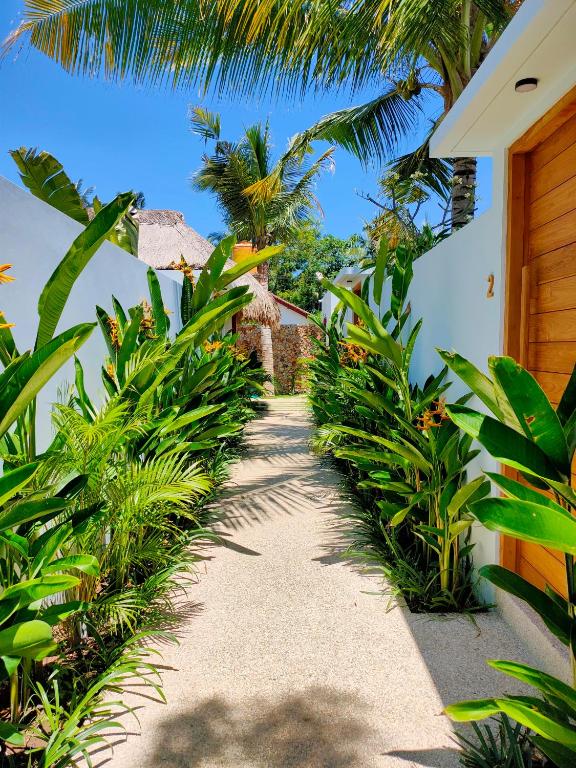 Jardí fora de Kalea Villas