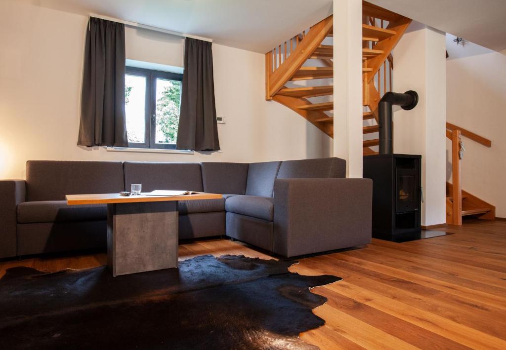Ruang duduk di Chalet-Resort Montafon