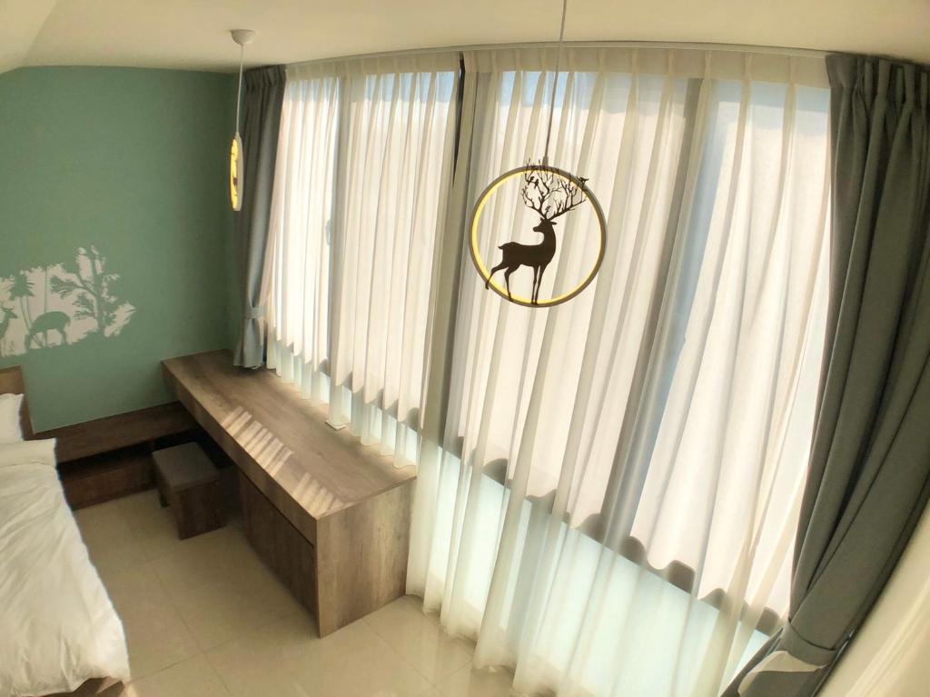 A Day in Lukang Homestay - Salle Jumelle Standard Avec Vue Sur Le Jardin